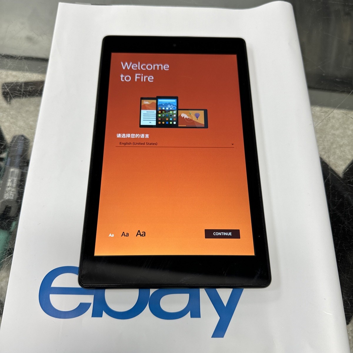 Amazon Fire HD 8 7th Gen SX0340T 16GB 8 In Touchscreen Wi-Fi Fire