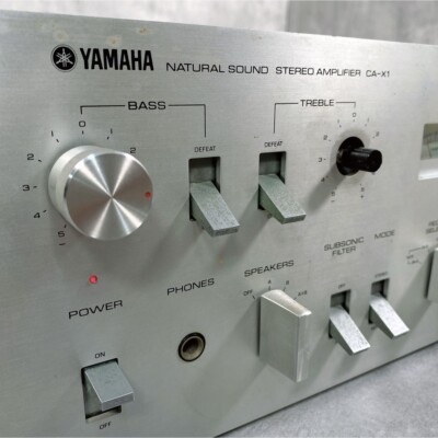 YAMAHA CA-X1 Vintage Integrated Amplifier – Rare Japanese Hi-Fi