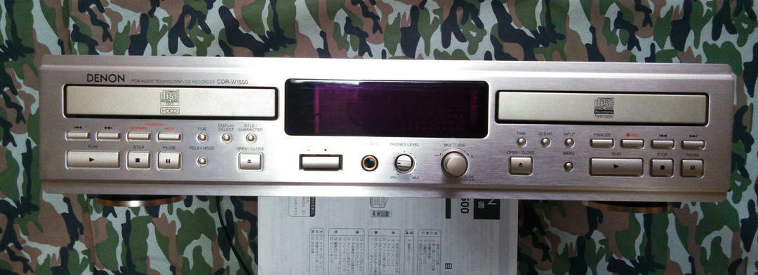 DENON CDR-W1500 CD Deck | eBay