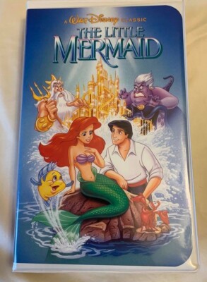 Disney's The Little Mermaid Rare 1st Label Banned Cover 913 VHS
