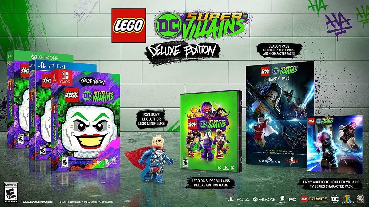 LEGO DC Super Villains *DELUXE EDITION* Box Set (XBOX One) New | eBay