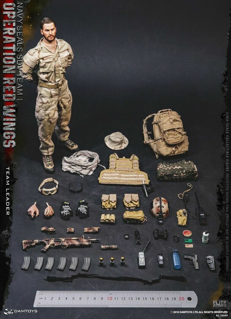 In Stock 1/6 Damtoys 78069 Operation Red Wings Navy Seals Sdv Team