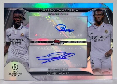 Topps CAMAVINGA / DAVID ALABA Dual Auto