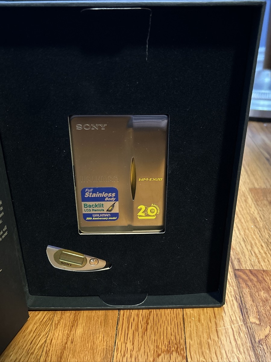 INCREDIBLY RARE Sony 20th Anniversary Walkman WM-EX20 | eBay