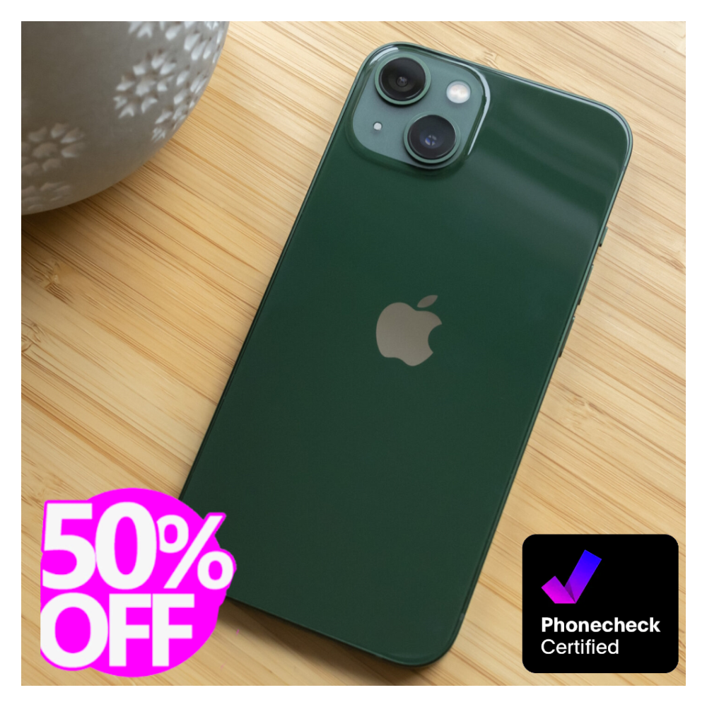 Apple iPhone 13 128GB Unlocked Blue/Pink 5G LTE iOS Smartphone