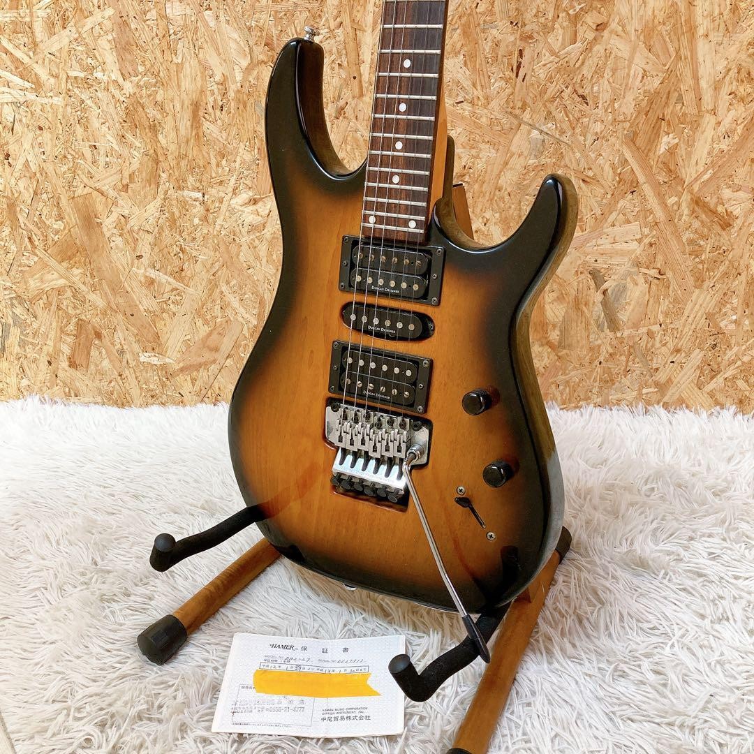 Electric Guitar Hamer Slammer Series Sunburst S/N 6023511 | eBay