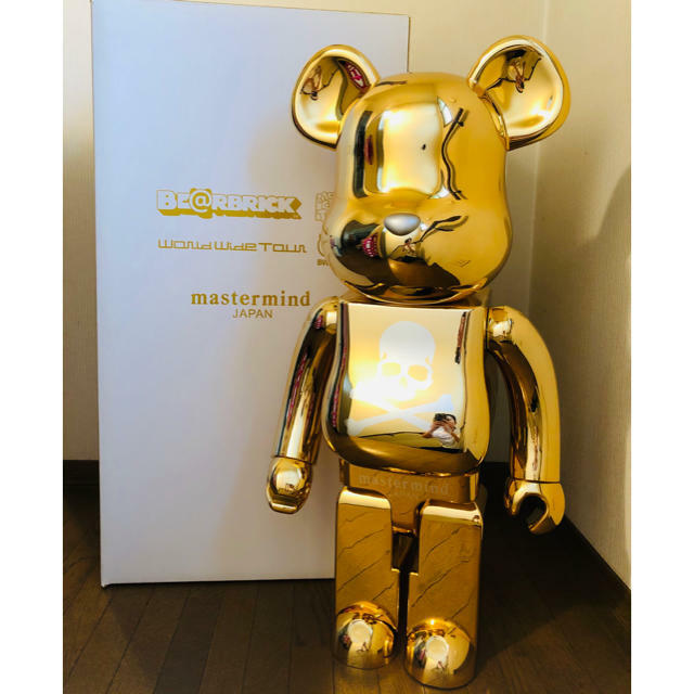 Be@rbrick 1000% World Wide Tour 2007 mastermind JAPAN 700mm Gold