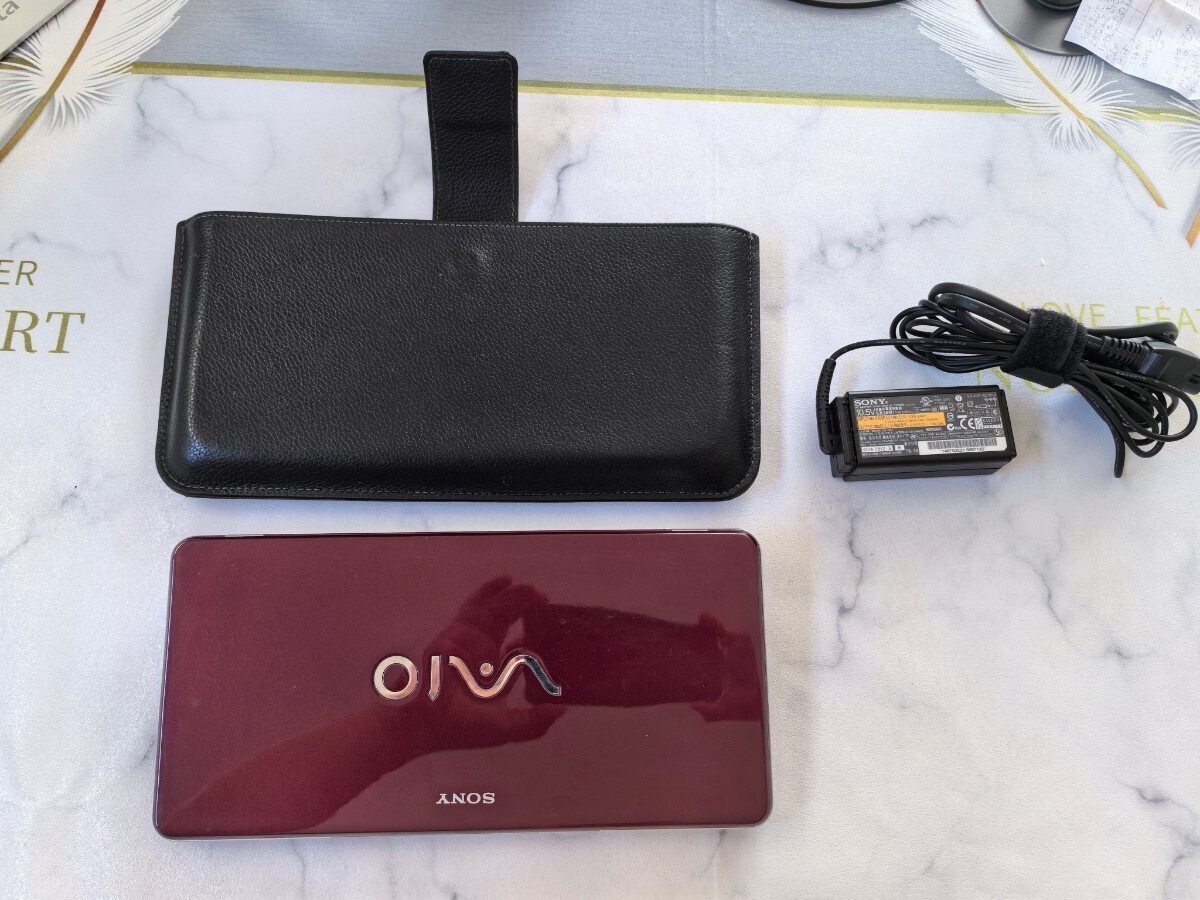 動作確認済】SONY VAIO Type-P VGN-P90Sガーネットレッド SONY VAIO P