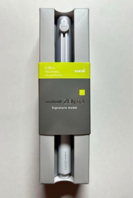 Mitsubishi Pencil uniball ZENTO signature model silver 0.38mm