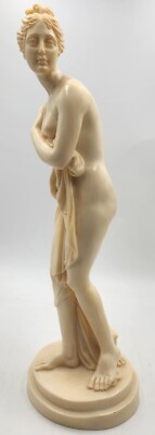 A SANTNI】大理石 ギリシャ神話 三美神像 裸婦像 西洋彫刻 ITALY A