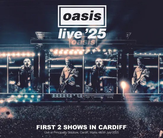OASIS / LIVE '25 TOUR : FIRST 2 SHOWS IN CARDIFF 2025 (4CD) | eBay