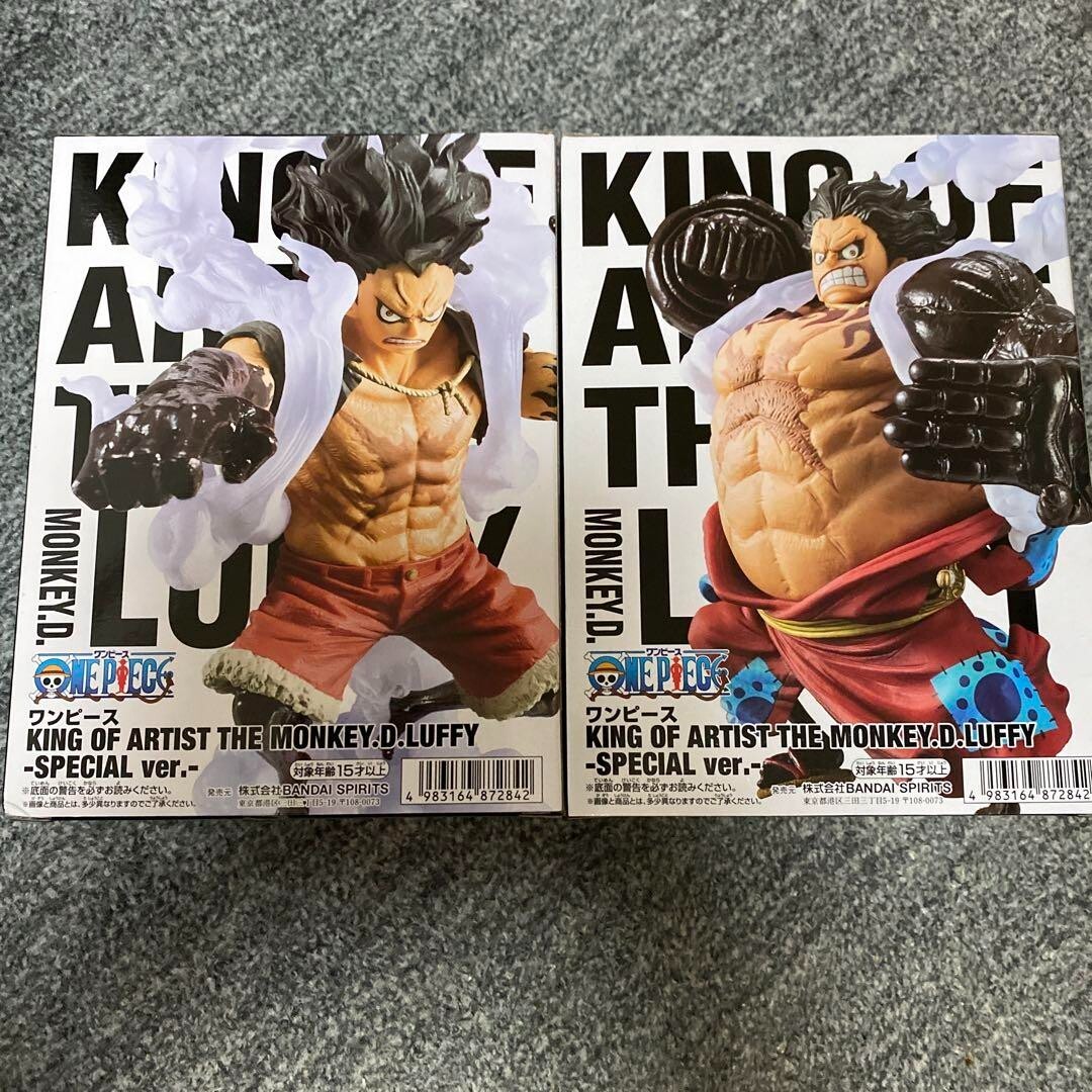 ワンピース KING OF ARTIST ルフィーフィギュアセット Amazon.co.jp