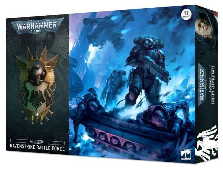 Warhammer 40K Battleforce Space Marines Raven Guard Ravenstrike