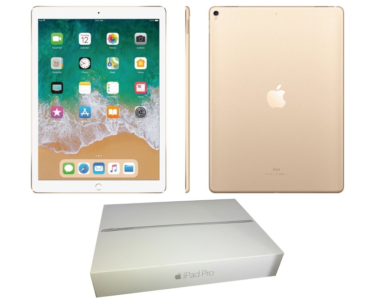 Comes in Original Box - Apple iPad Pro, 128GB, Gold, Wi-Fi Only