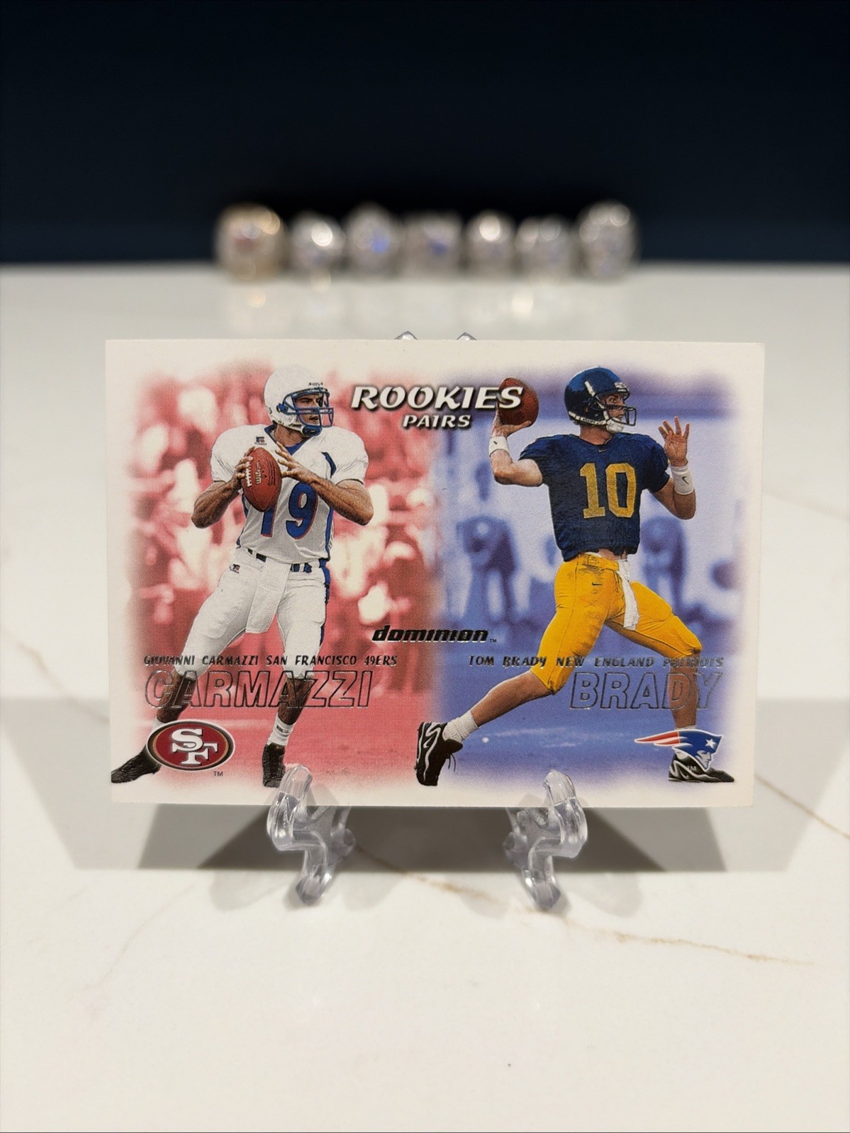 Tom Brady 2000 Skybox Dominion #234 Rookies Pairs Price Guide