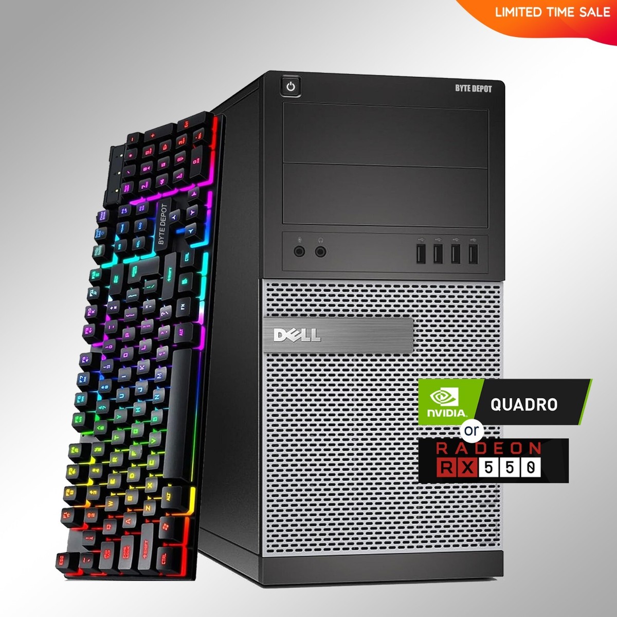 DELL Gaming PC Desktop Computer i7,Up to 32GB RAM 2TB SSD, Windows