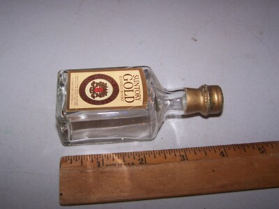 Vintage SUNTORY GOLD BLENDED WHISKY Miniature Bottle OSAKA - TOKYO