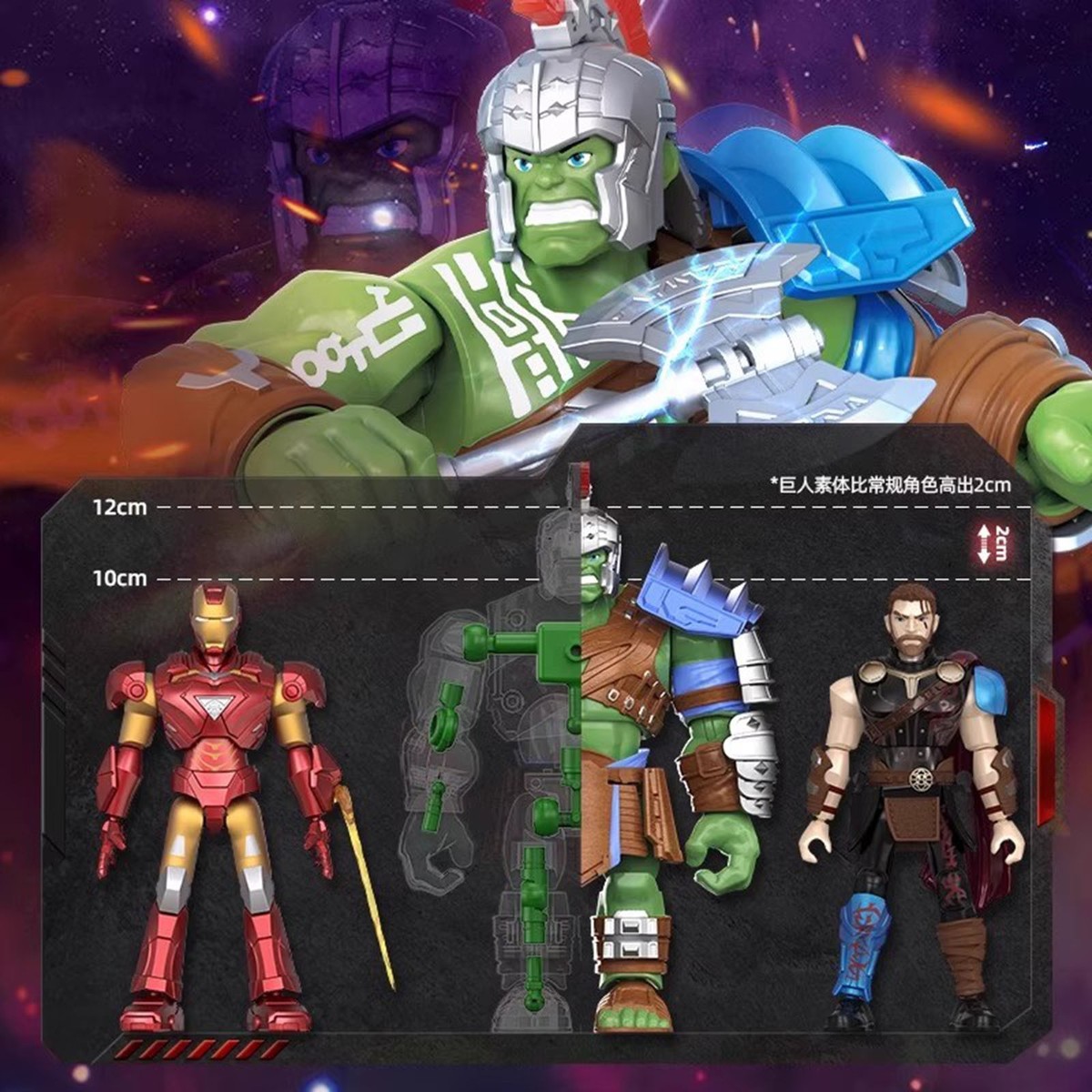 Blokees Marvel Action Figure Model Kit Galaxy4 Confirm Blind Box