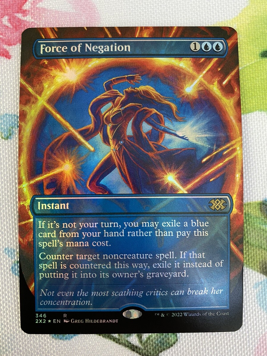 否定の力/Force of Negation MH1 青R 052)《否定の力/Force of