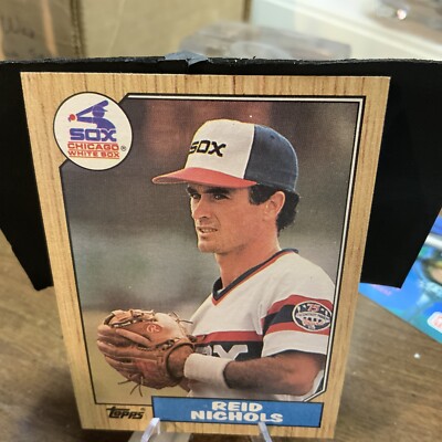 1987 Topps #539 Reid Nichols Chicago White Sox MLB Vintage