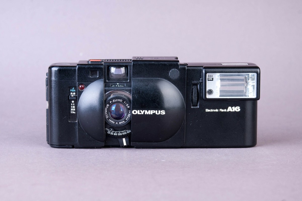 Olympus XA with flash A16 35mm Rangefinder Film Camera | eBay