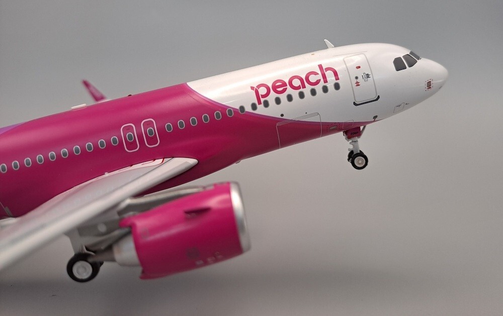 航空機・ヘリコプター Jfox 1/200 Peach Aviation A320neo JA206P