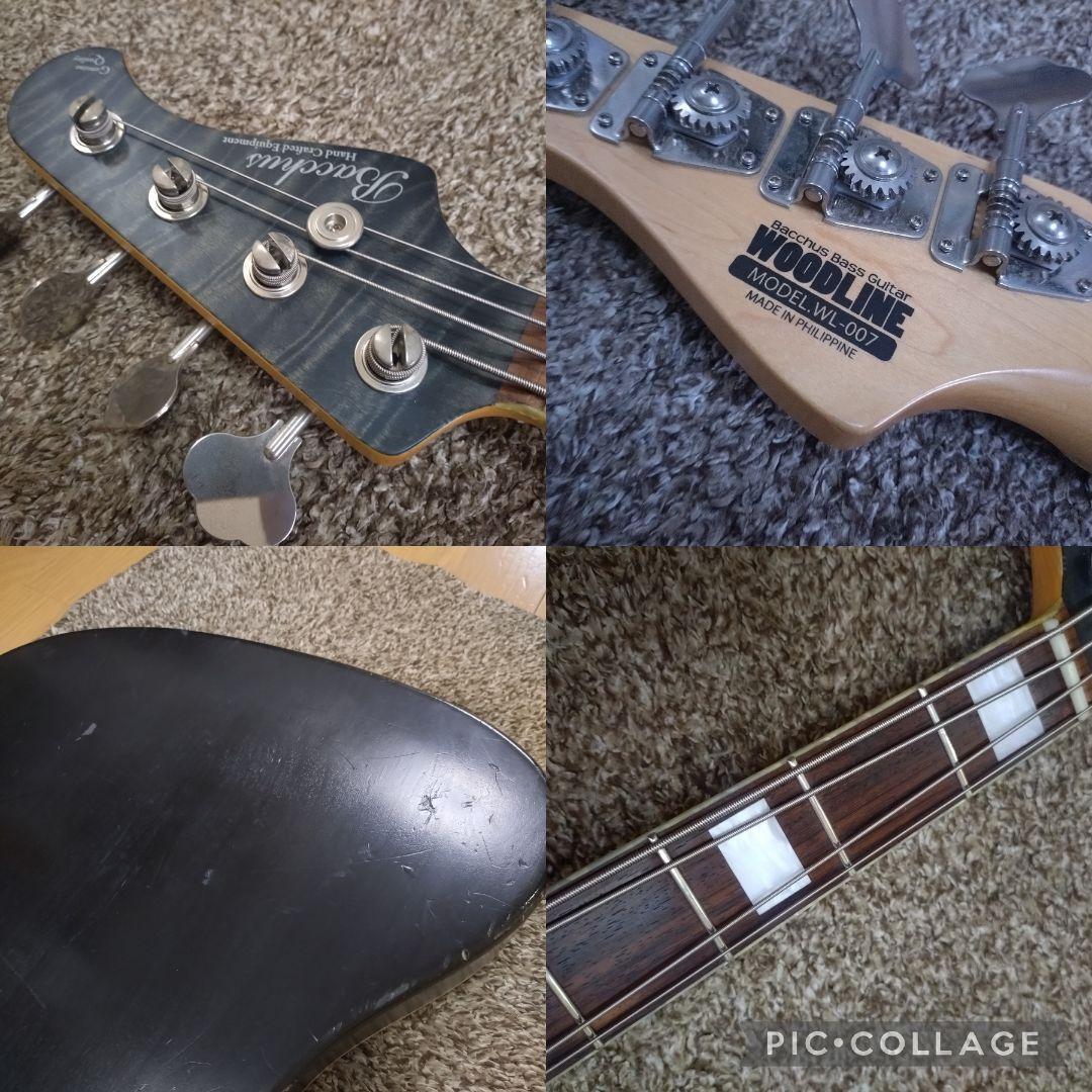 ベース バッカスBacchus WL-007 R AQB ベース バッカスBacchus WL-007