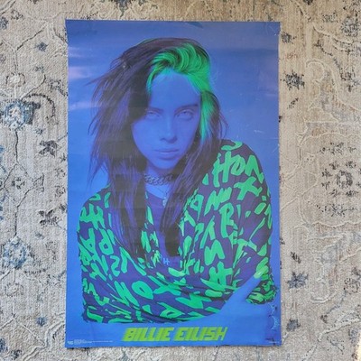 新品L】 Tefuny／GREEN BILLIE EILISH POSTER 新品L】 Tefuny／GREEN