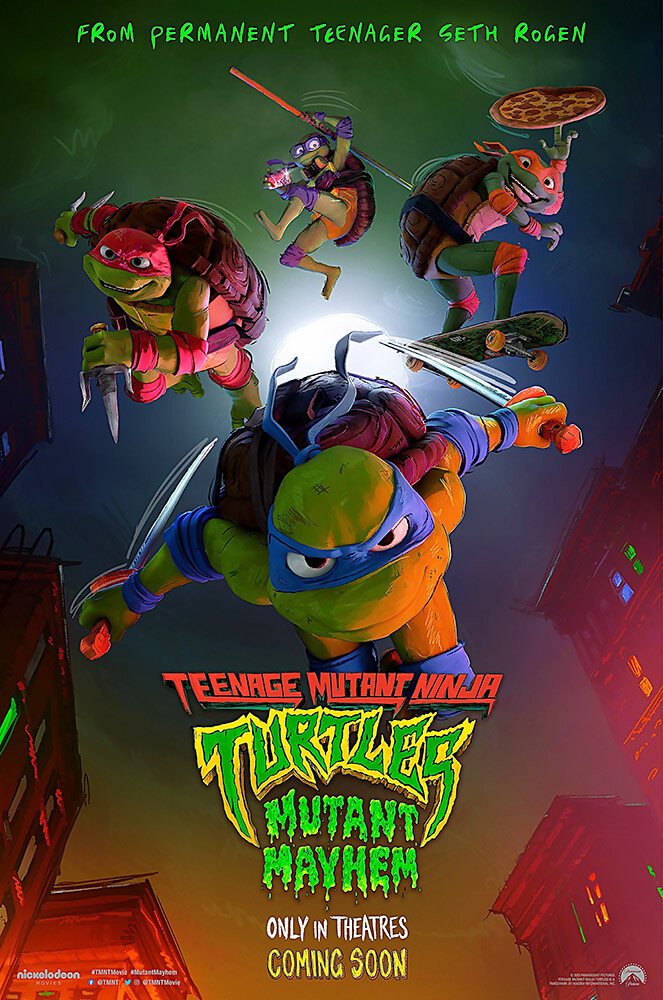 Teenage Mutant Ninja Turtles Mutant Mayhem 2023 Movie POSTER MADE