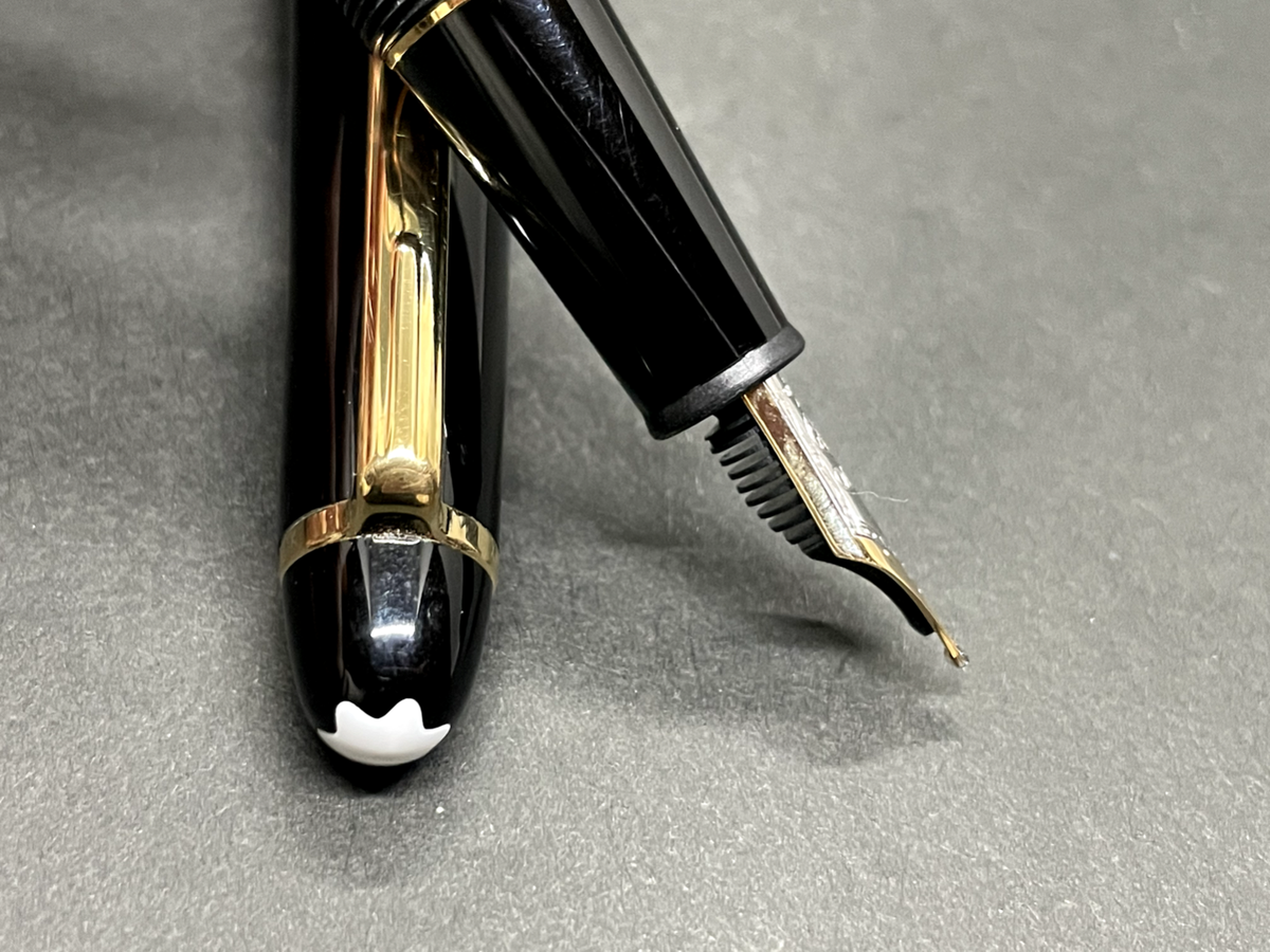 Excellent++] MONTBLANC MEISTERSTUCK 145 PIX Black Fountain Pen NIB