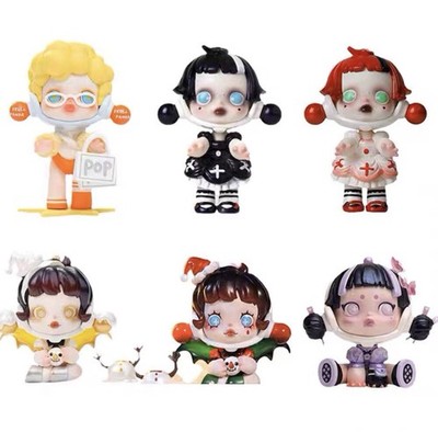 SKULLPANDA Skullpanda White Maid Art Toy Figurine Limited Gift NEW