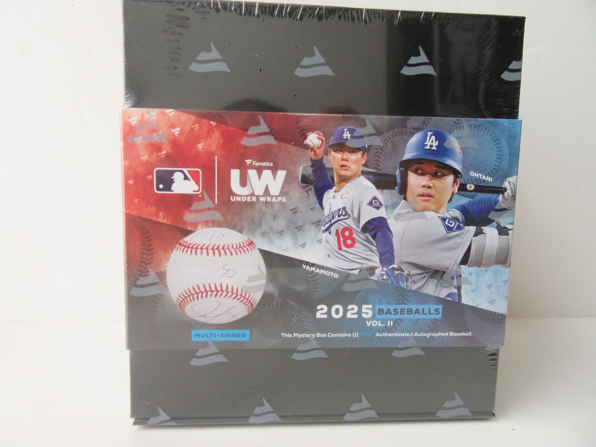 2025 Under Wraps Autographed MLB Baseballs Vol. 2 Lot of (4