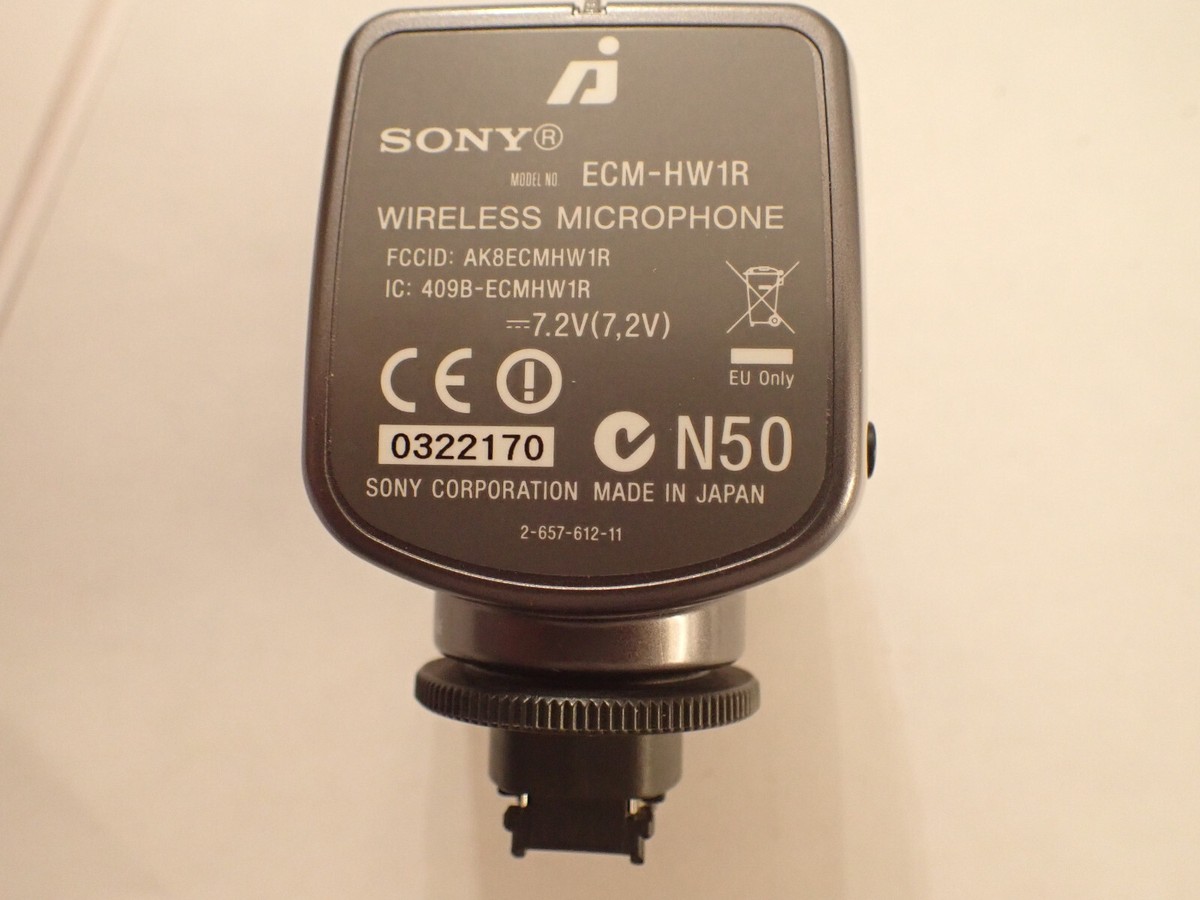 Sony ECM-HW1R Wireless Bluetooth Microphone N50 for Camcorder | eBay