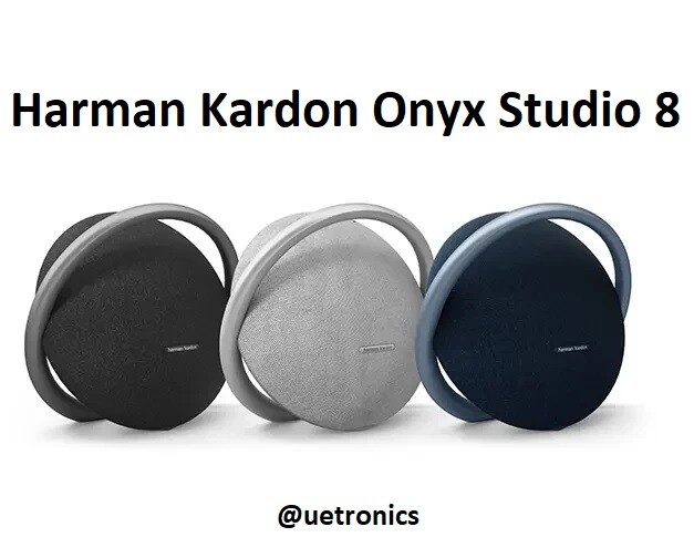 Harman Kardon Onyx Studio 8 Portable Bluetooth Speakers - Black