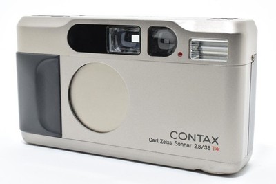 CONTAX T2 Carl Zeiss Sonnar 2.8/38 T Compact Film Camera Silver