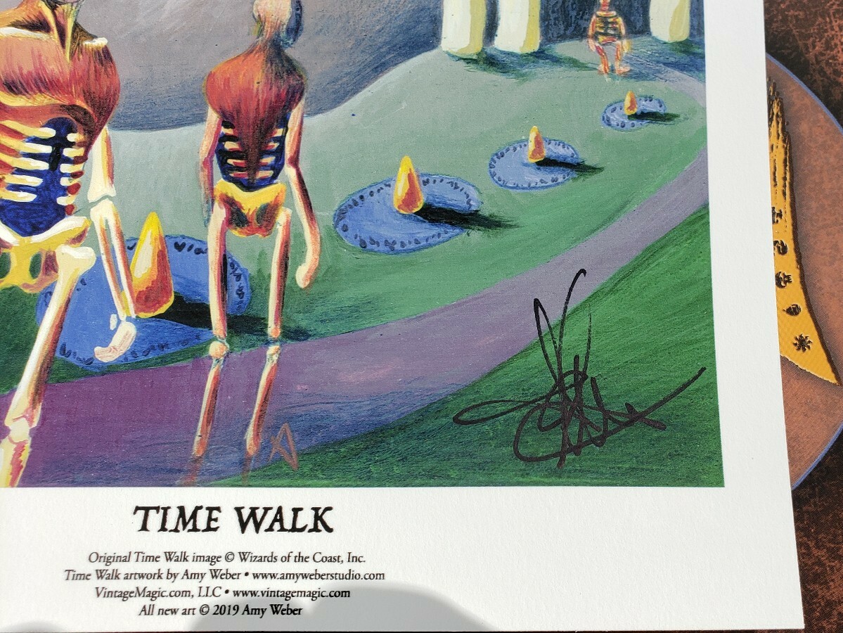 MTG Time Walk 画家 Amy Weber アーティスト プルーフ MTG Time Walk