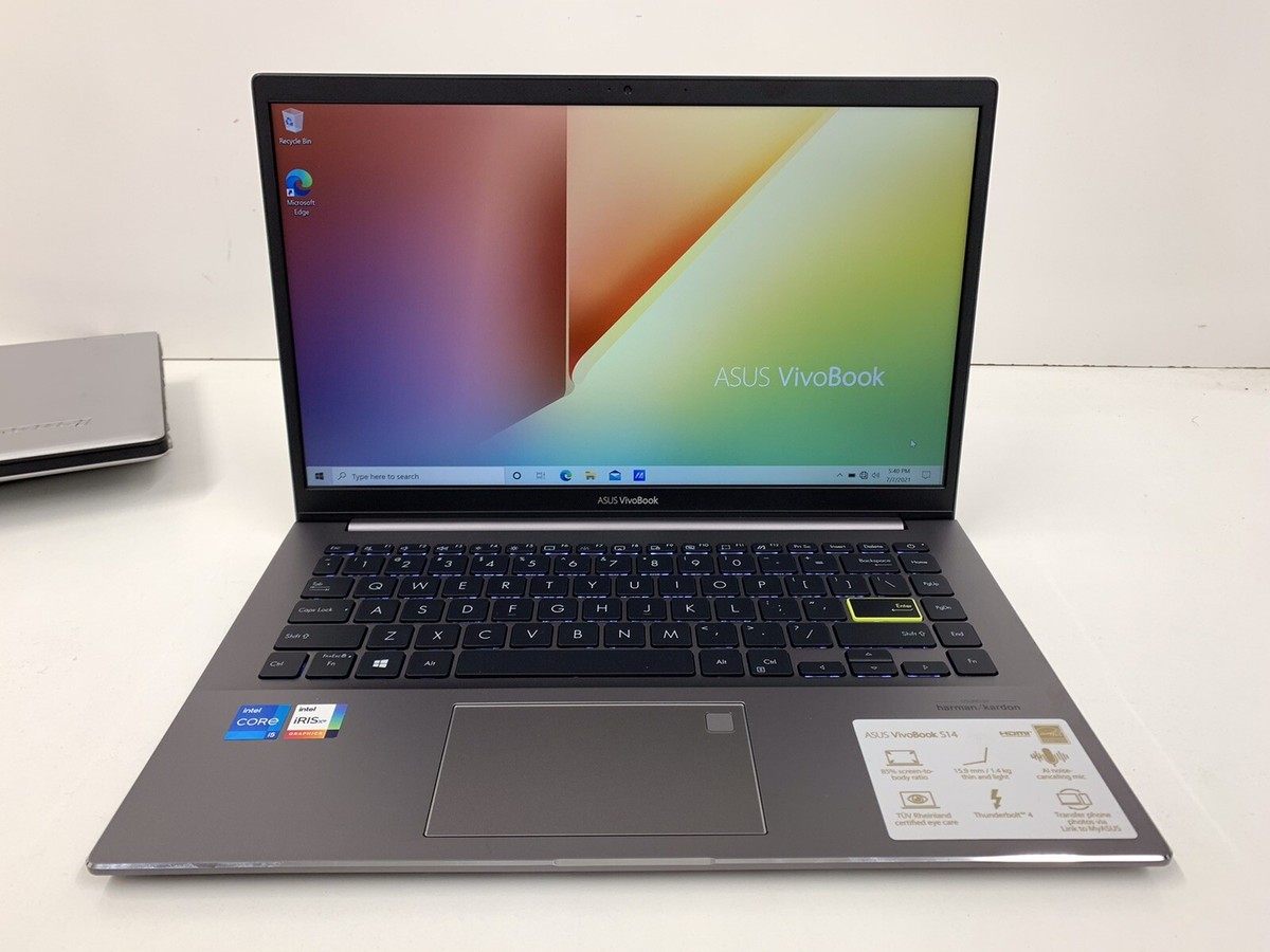ASUS VivoBook S433E 14” CORE i5-1135G7 @ 2.40GHz | 8GB RAM, 512GB