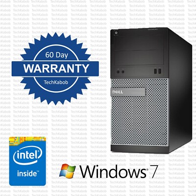 Dell OptiPlex 3020 Mid Tower PC Desktop Computer - Windows 7 Pro
