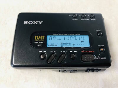 Portable DAT Digital Audio Tape Player Recorder Walkman Sony TCD