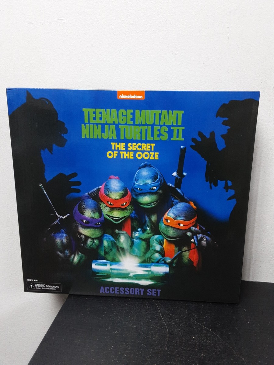 NECA TMNT II Secret Of The Ooze Accessory Set Movie Pack New | eBay