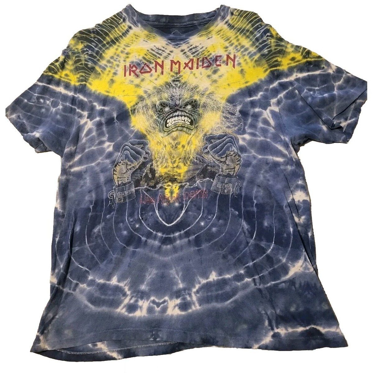 レア1987 Iron Maiden タイダイ Tシャツ VINTAGE T レア1987 Iron