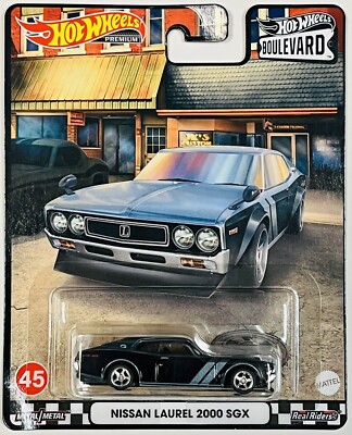 Hot Wheels Premium Boulevard Nissan Laurel 2000 SGX Black | eBay
