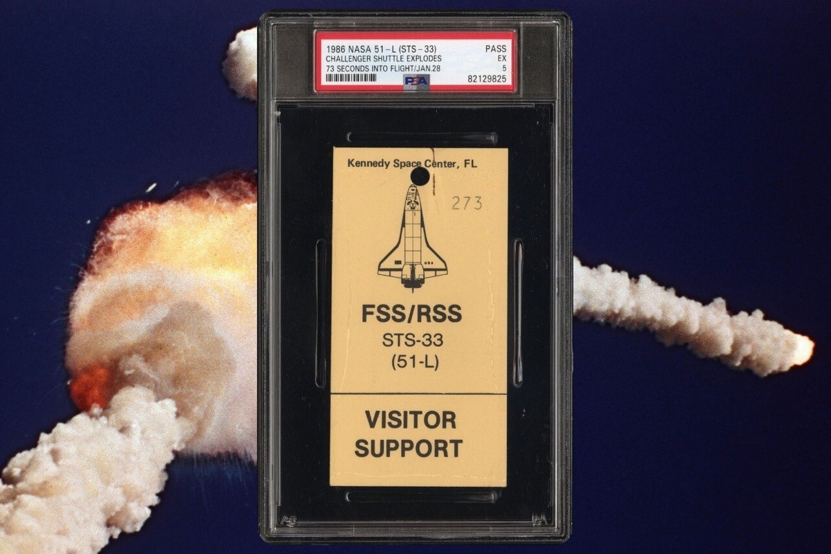 CHALLENGER SPACE SHUTTLE DISASTER LAUNCH PASS JAN.28 1986 NASA 51