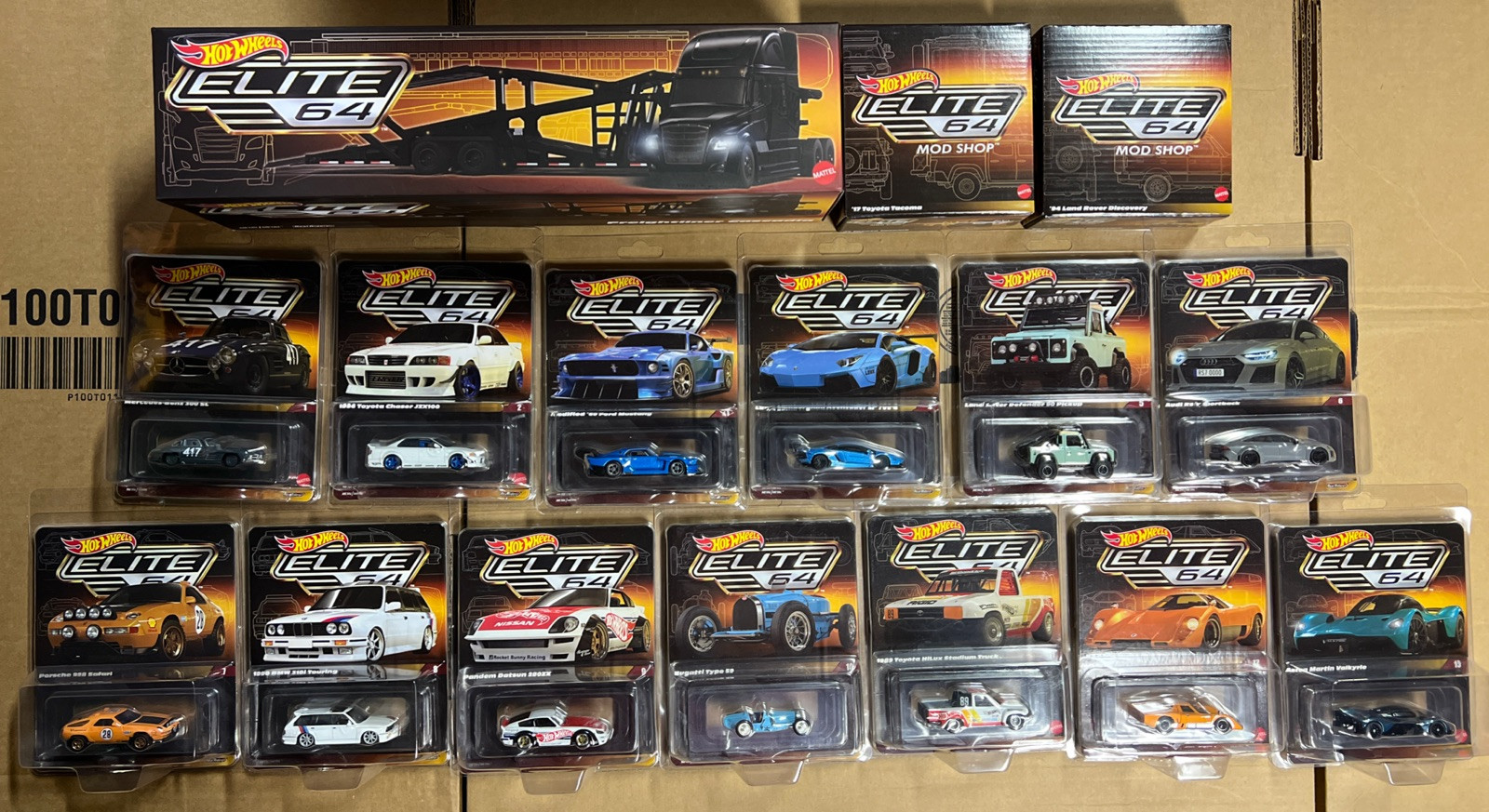 Hot Wheels Elite64 ミニカー 4台セット NEW 2025 HOT WHEELS ELITE 64