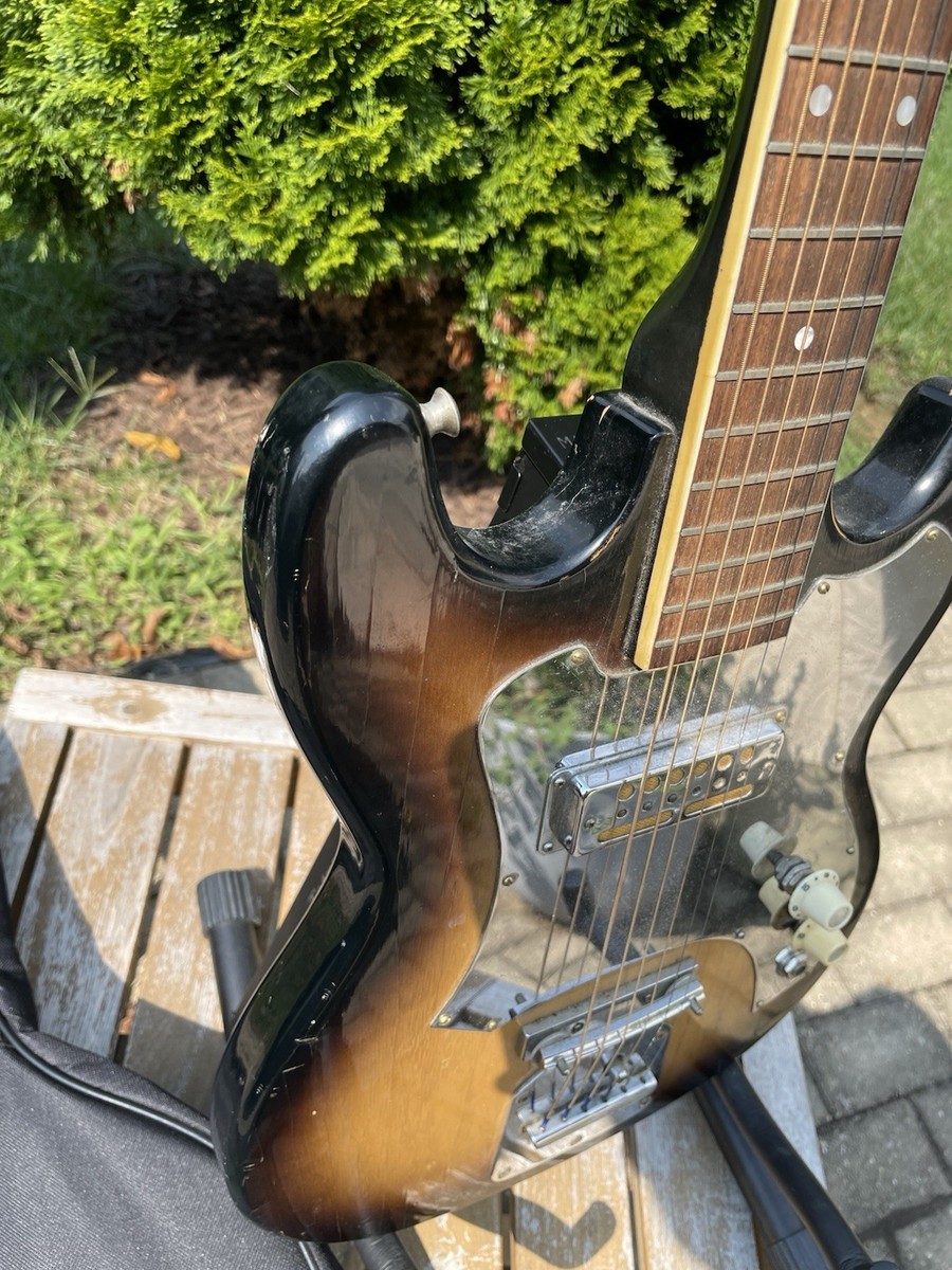 ビンテージ テスコ エレキギター 動作良好 ゴールドフォイル とても