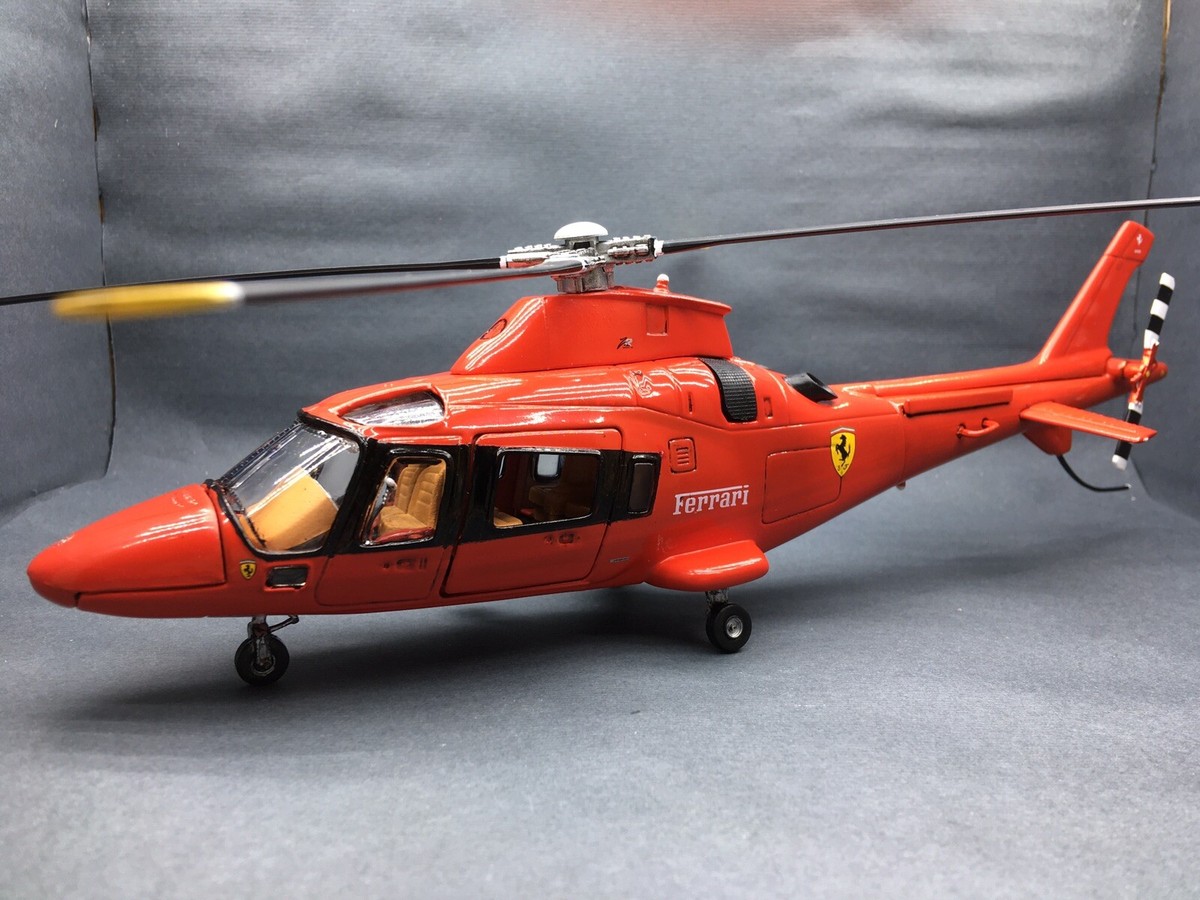 🇺🇦 1:43 Agusta Ferrari Team F50 Helicopter HandMade Red 1/43 | eBay