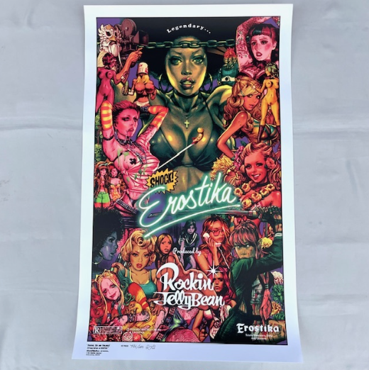 ロッキンジェリービーン FLAVORS KAIEDA シルクスクリーン ポスター