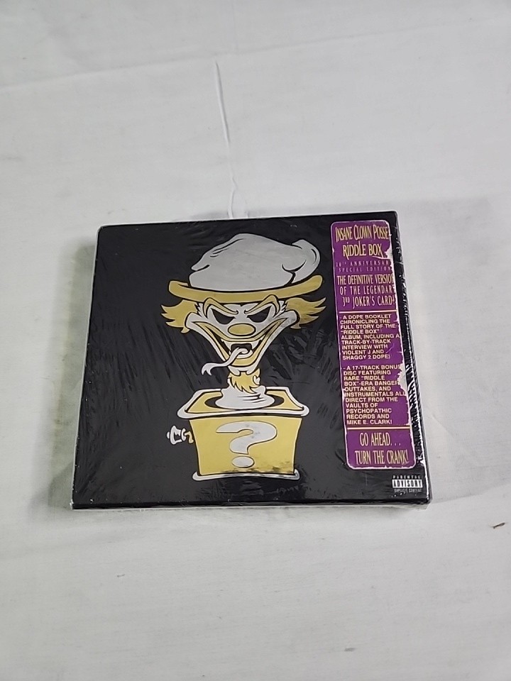 New INSANE CLOWN POSSE - Riddle Box CD 20th Anniversary 1st PRESS