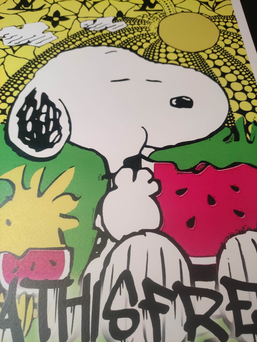 きしー death nyc 世界限定100枚 スヌーピーPEANUT モネ death nyc