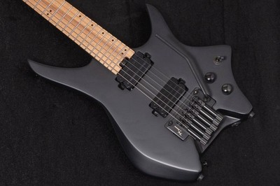 Electric Guitar HEX N500P Model Roasted Maple Black Headless with